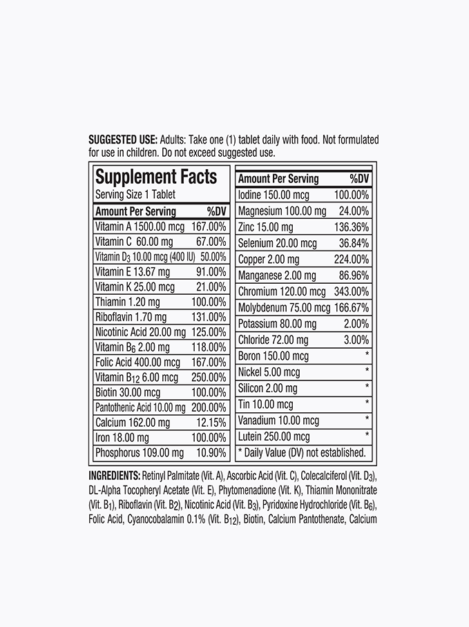 Adult's Multivitamin